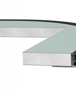<font color =#3a4d73><b>Saga Klips TP-Flex<br>Art.-Nr.: Sk-Tpflex-Alu-0010</font></b><br>Rundbogen mit integriertem Gipsstreifen<br>für 12,5mm Einbau<br>1/4 Kreis<br>1-läufig, Aussen